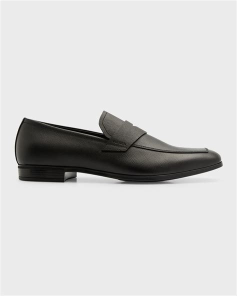 prada saffiano leather vs lv|Prada saffiano leather penny loafer.